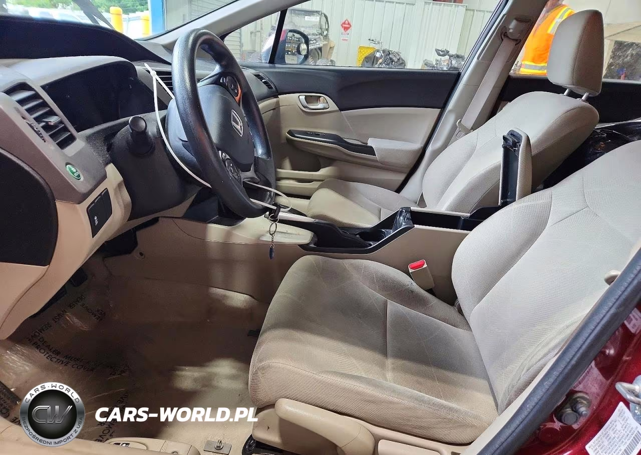 2012 Honda Civic Lx VIN:2HGFB2F57CH554785 - 7