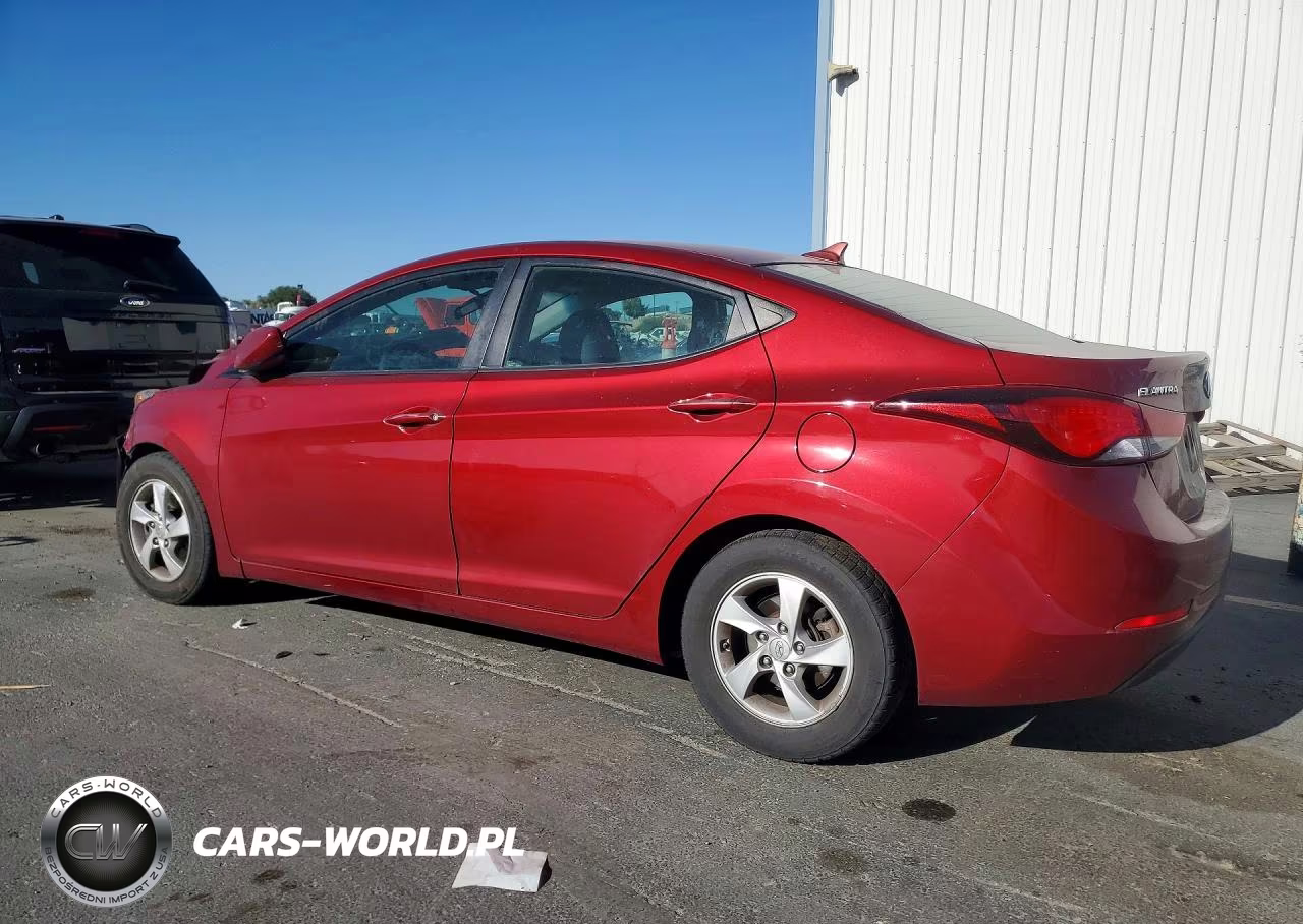 2014 Hyundai Elantra Se VIN:5NPDH4AE1EH463495 - 2
