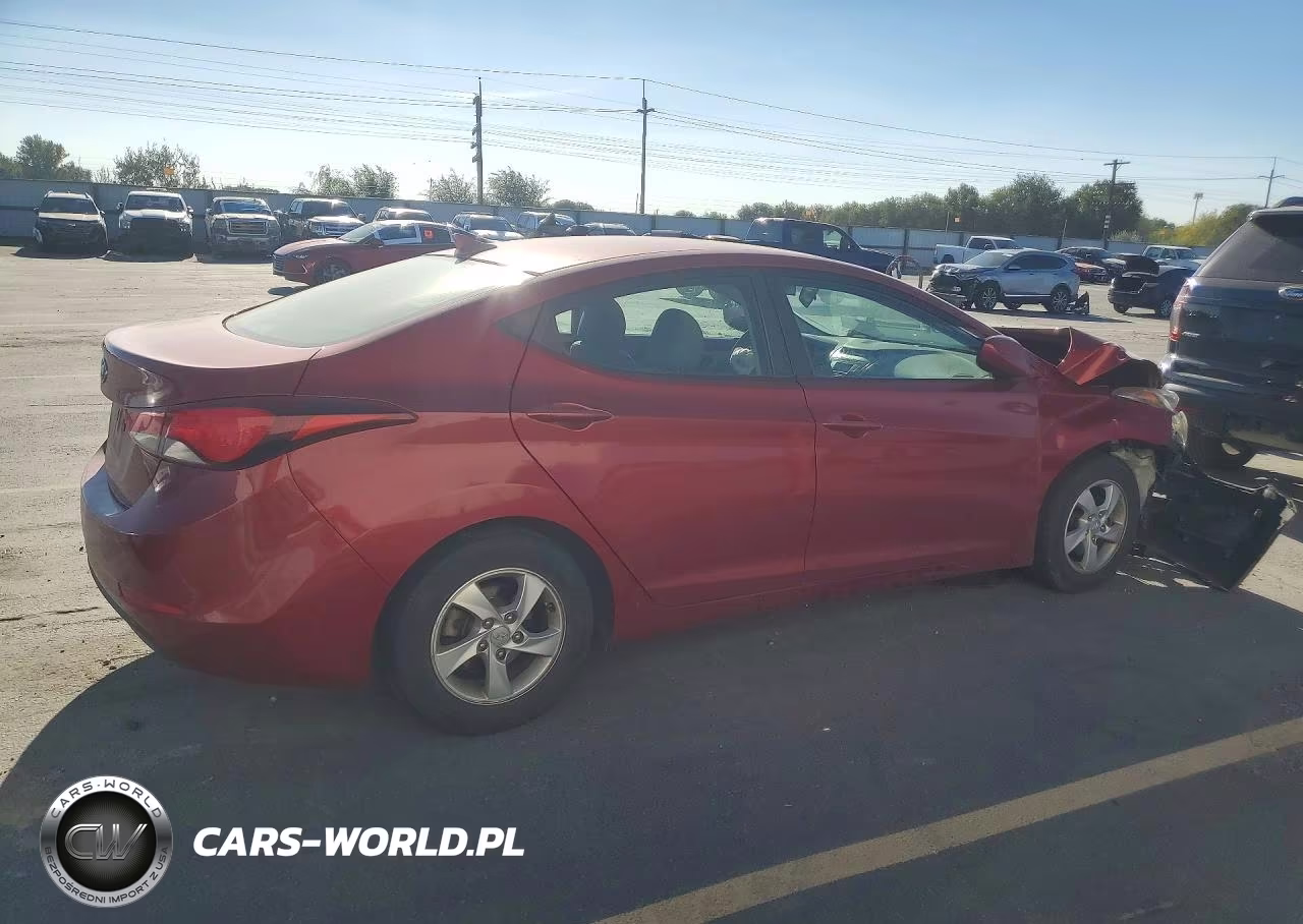 2014 Hyundai Elantra Se VIN:5NPDH4AE1EH463495 - 3