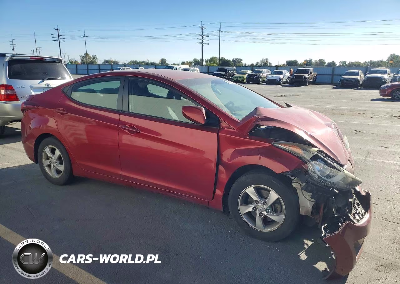 2014 Hyundai Elantra Se VIN:5NPDH4AE1EH463495 - 4