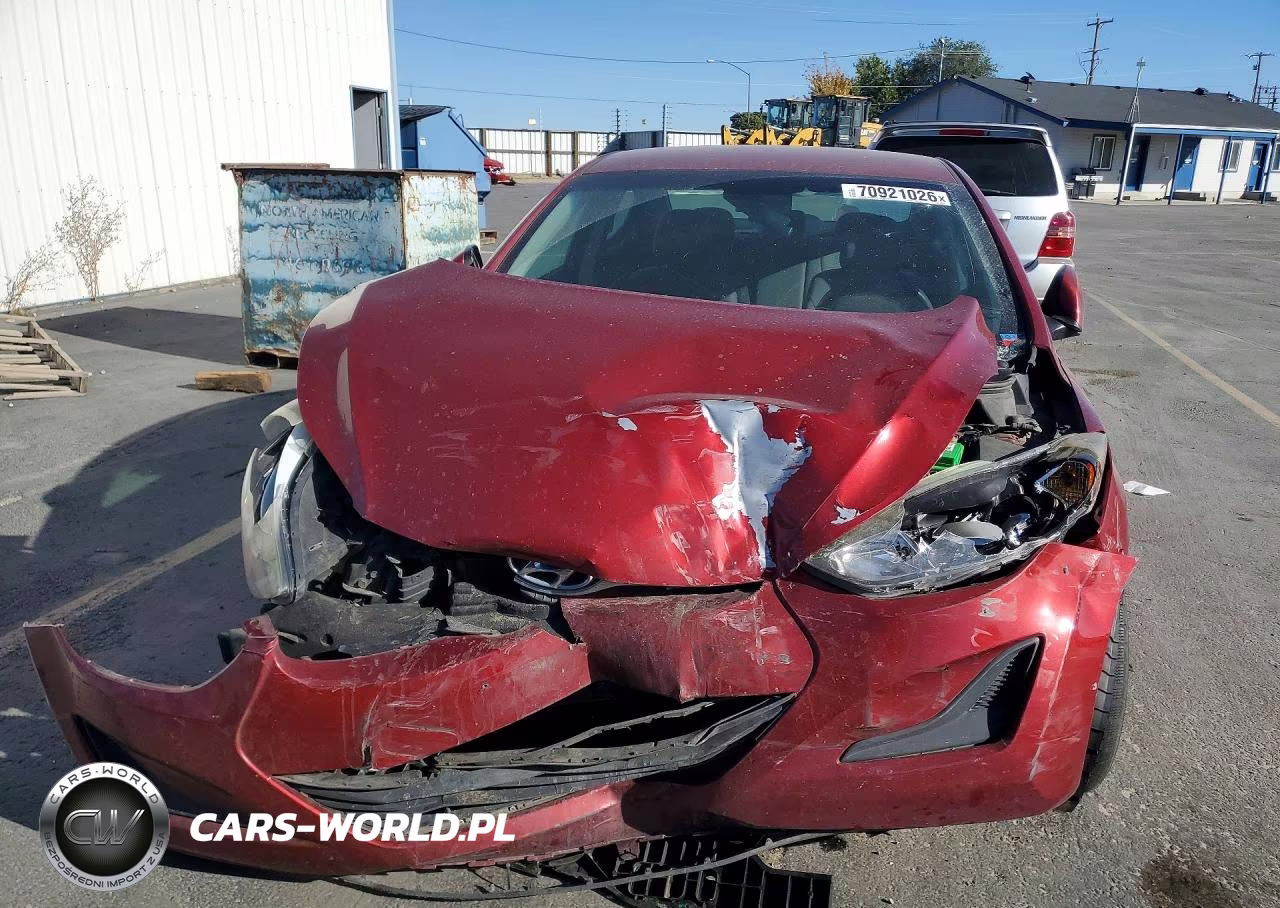2014 Hyundai Elantra Se VIN:5NPDH4AE1EH463495 - 5