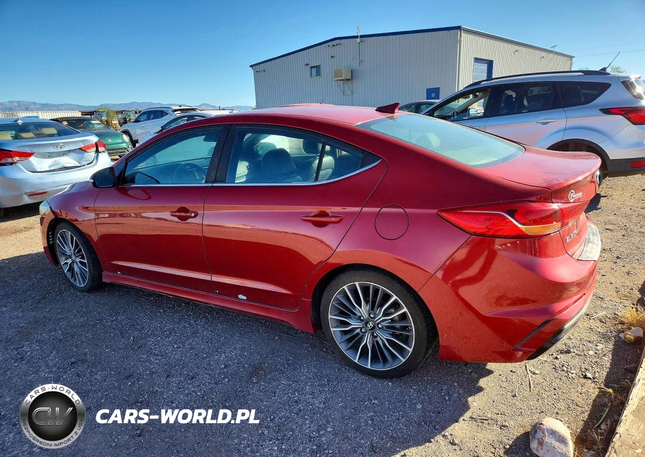2018 Hyundai Elantra Sport VIN:KMHD04LB5JU609094 - 2