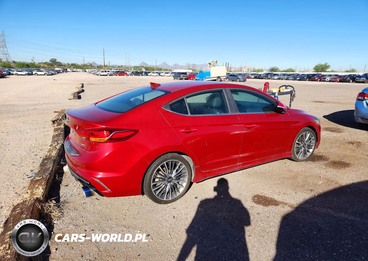 2018 Hyundai Elantra Sport VIN:KMHD04LB5JU609094 - 3