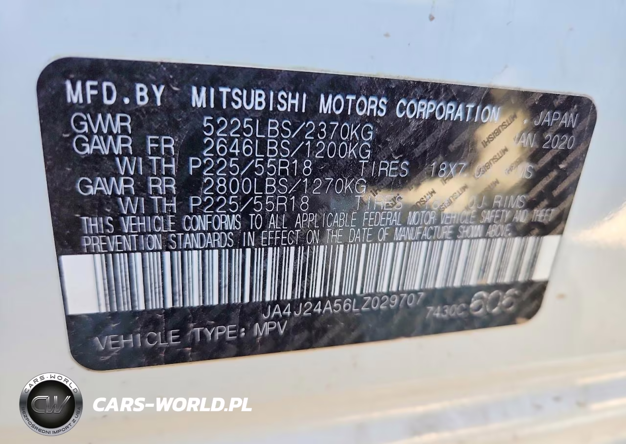 2020 Mitsubishi Outlander Sel VIN:JA4J24A56LZ029707 - 13