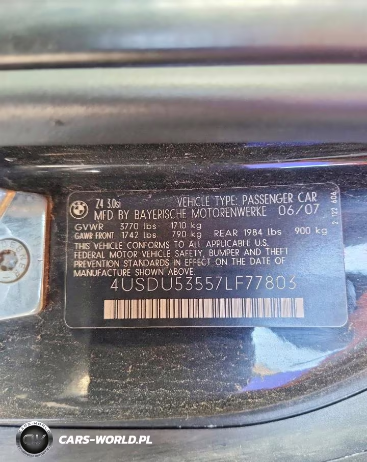 2007 BMW Z4 3.0Si VIN:4USDU53557LF77803 - 12