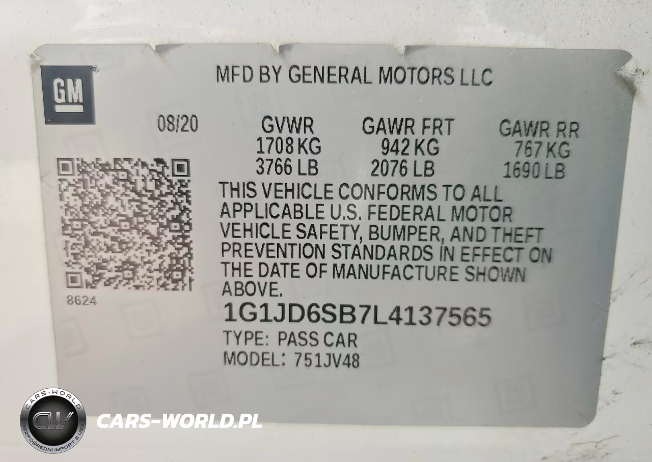 2020 Chevrolet Sonic Lt VIN:1G1JD6SB7L4137565 - 12