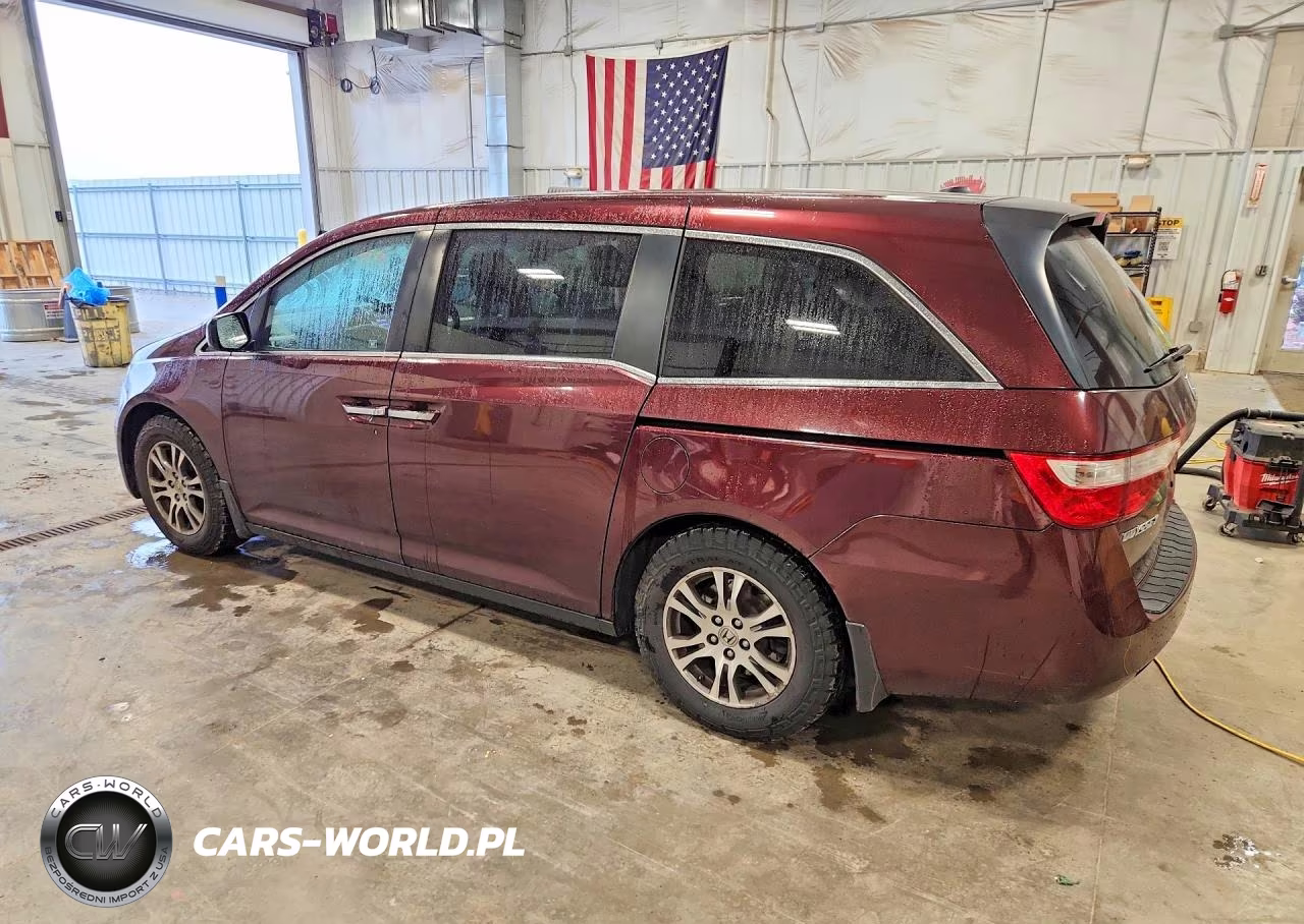 2012 Honda Odyssey Exl VIN:5FNRL5H60CB031663 - 2