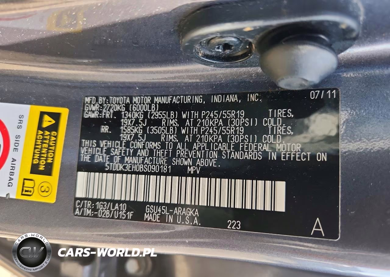 2011 Toyota Highlander Limited VIN:5TDDK3EH0BS090181 - 13