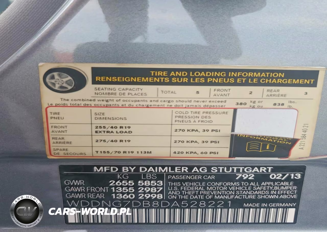 2013 Mercedes-Benz S 550 VIN:WDDNG7DB8DA528221 - 12