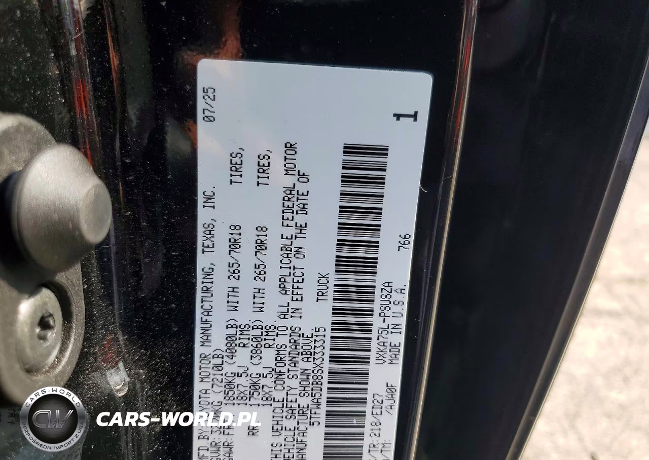 2025 Toyota Tundra Crewmax Limited VIN:5TFWA5DB8SX333315 - 12