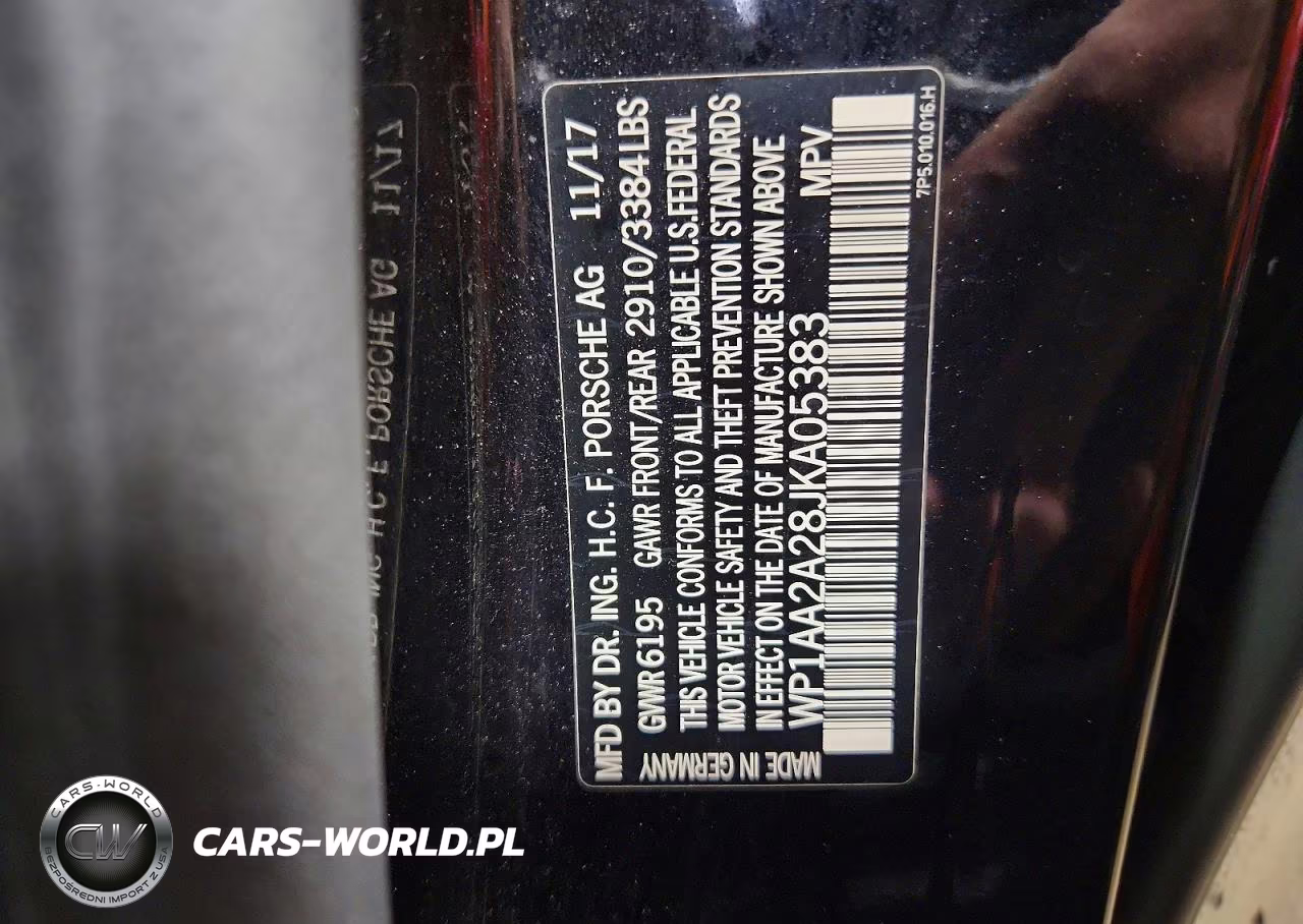 2018 Porsche Cayenne VIN:WP1AA2A28JKA05383 - 12