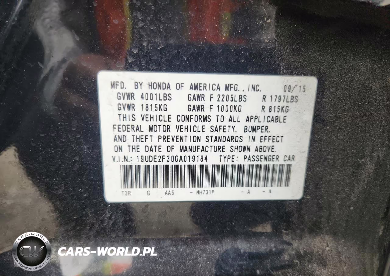 2016 Acura Ilx Base Watch Plus VIN:19UDE2F30GA019184 - 12