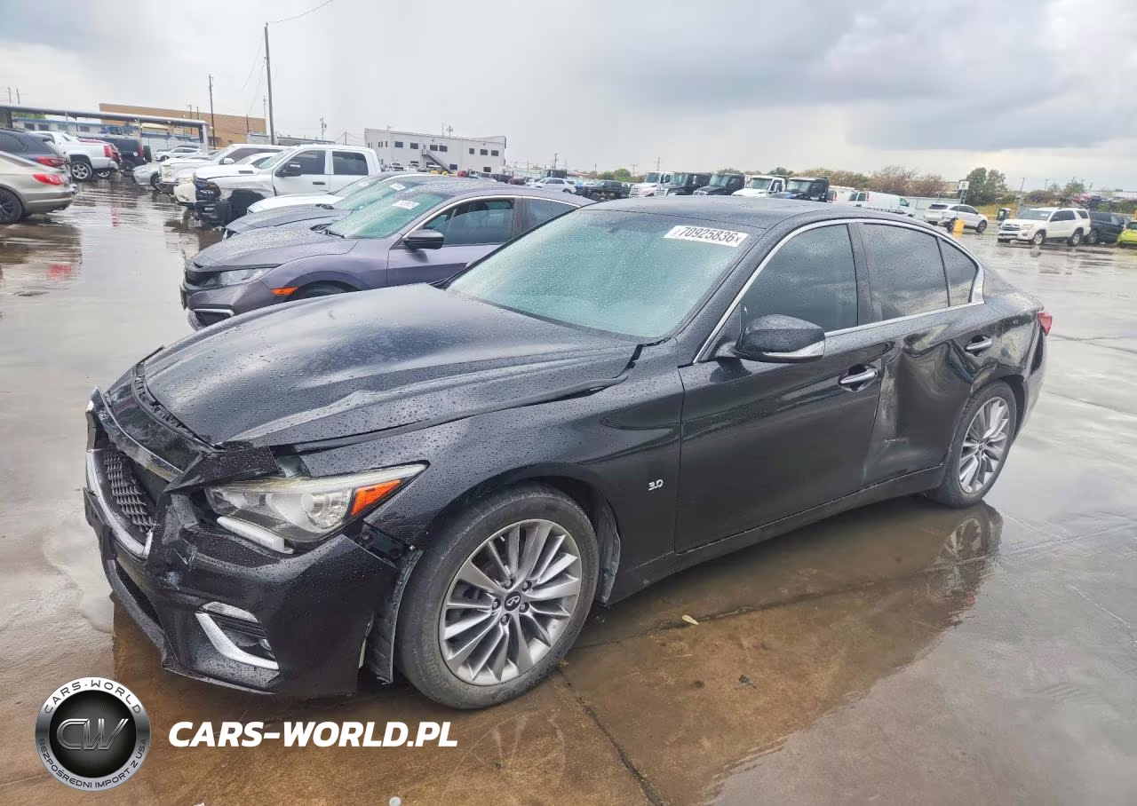 2018 Infiniti Q50 3.0T Luxe VIN:JN1EV7AP3JM350411 - 1