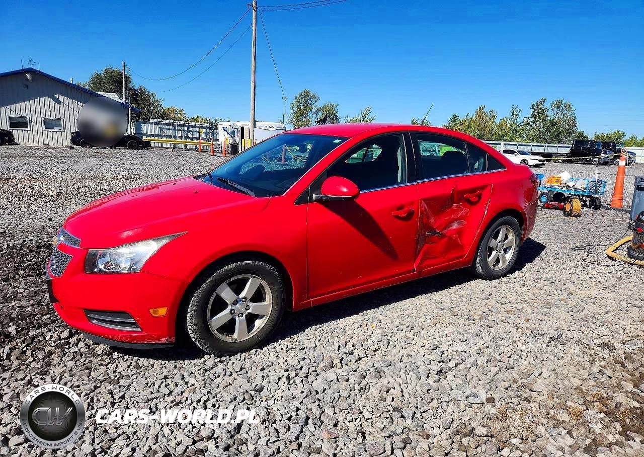 2014 Chevrolet Cruze Lt VIN:1G1PC5SB7E7224777 - 1