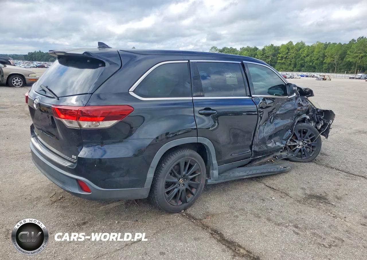 2019 Toyota Highlander Se VIN:5TDKZRFH8KS368880 - 3