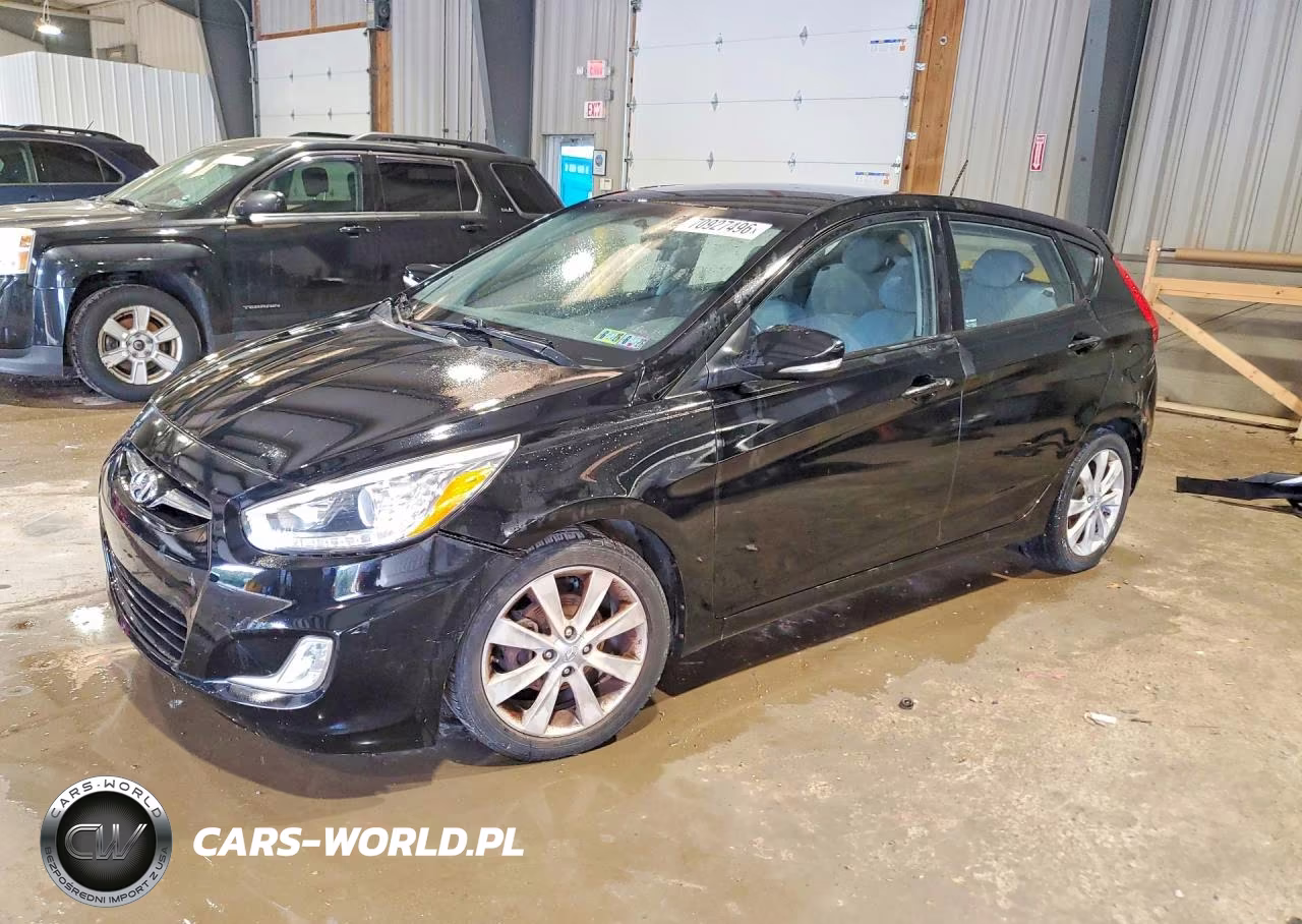 2014 Hyundai Accent Se VIN:KMHCU5AE9EU170135 - 1