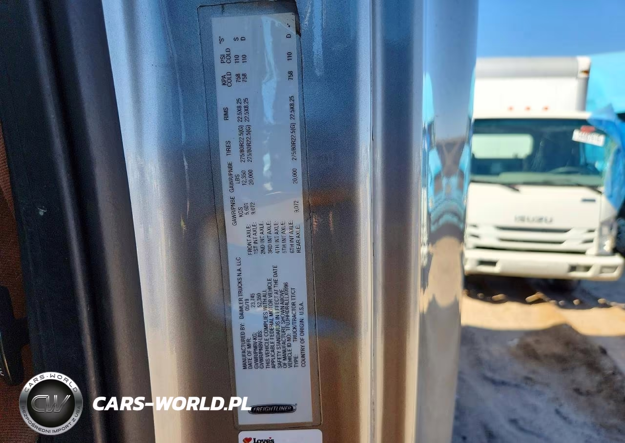 2020 Freightliner Cascadia 126" Sleeper Cab Semi Truck VIN:1FUJHHDR4LLLX0996 - 12