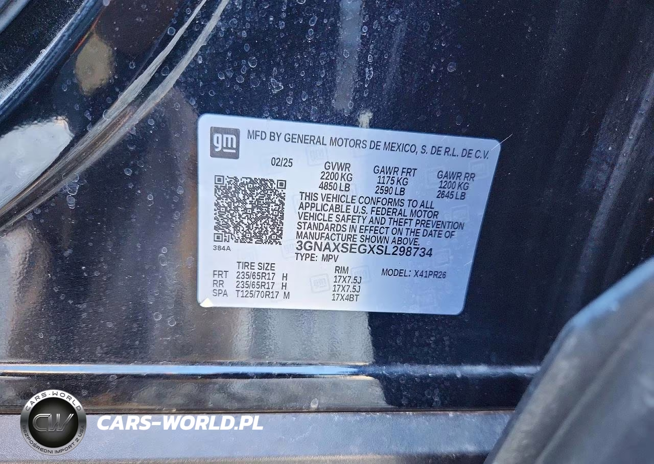 2025 Chevrolet Equinox Activ VIN:3GNAXSEGXSL298734 - 13