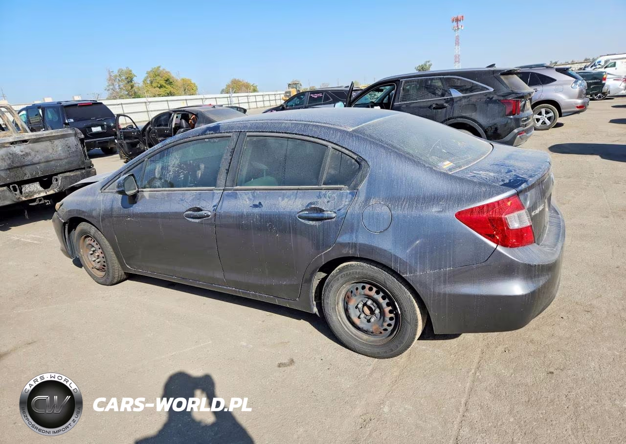 2012 Honda Civic Lx VIN:19XFB2F51CE355614 - 2