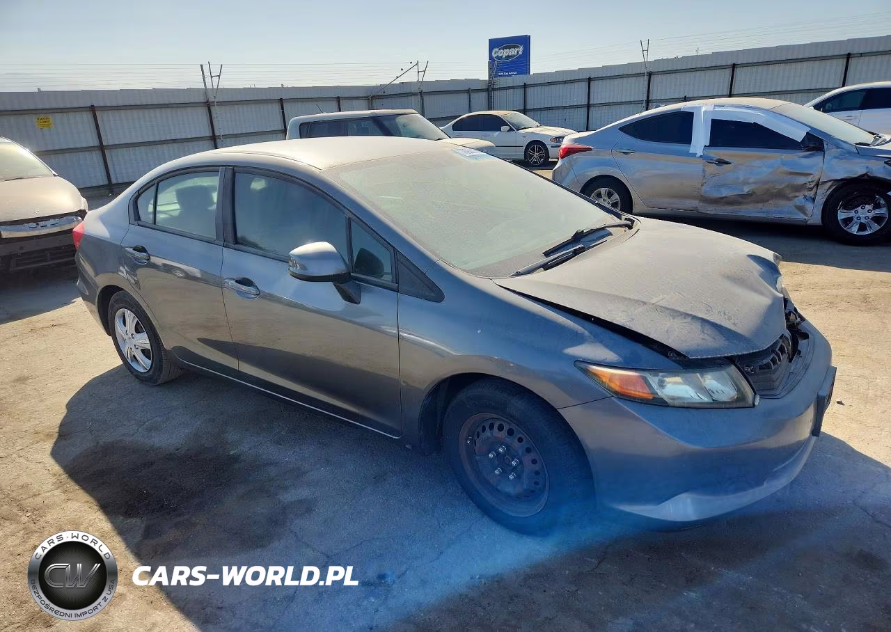 2012 Honda Civic Lx VIN:19XFB2F51CE355614 - 4