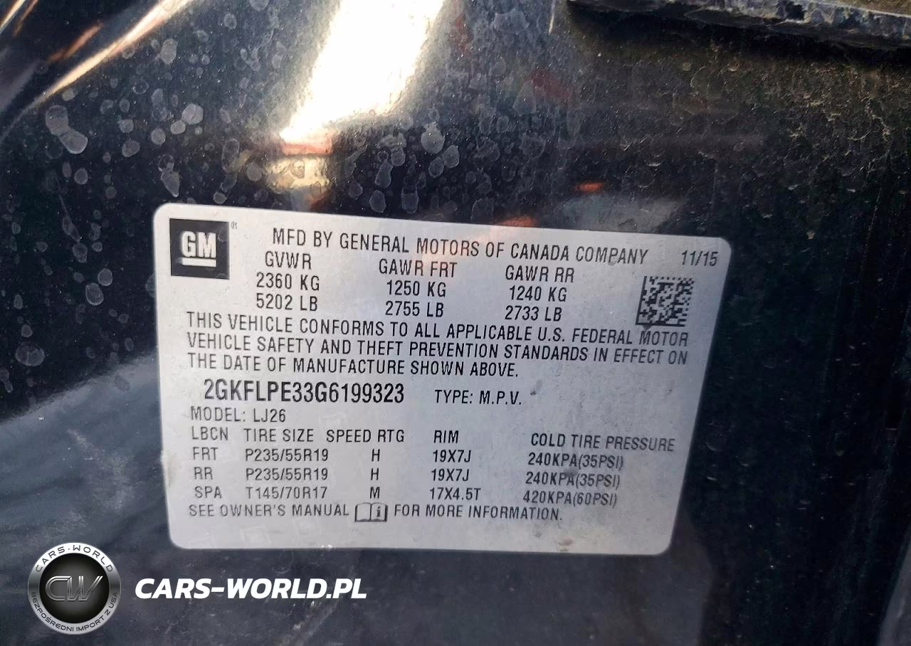 2016 GMC Terrain Slt VIN:2GKFLPE33G6199323 - 14