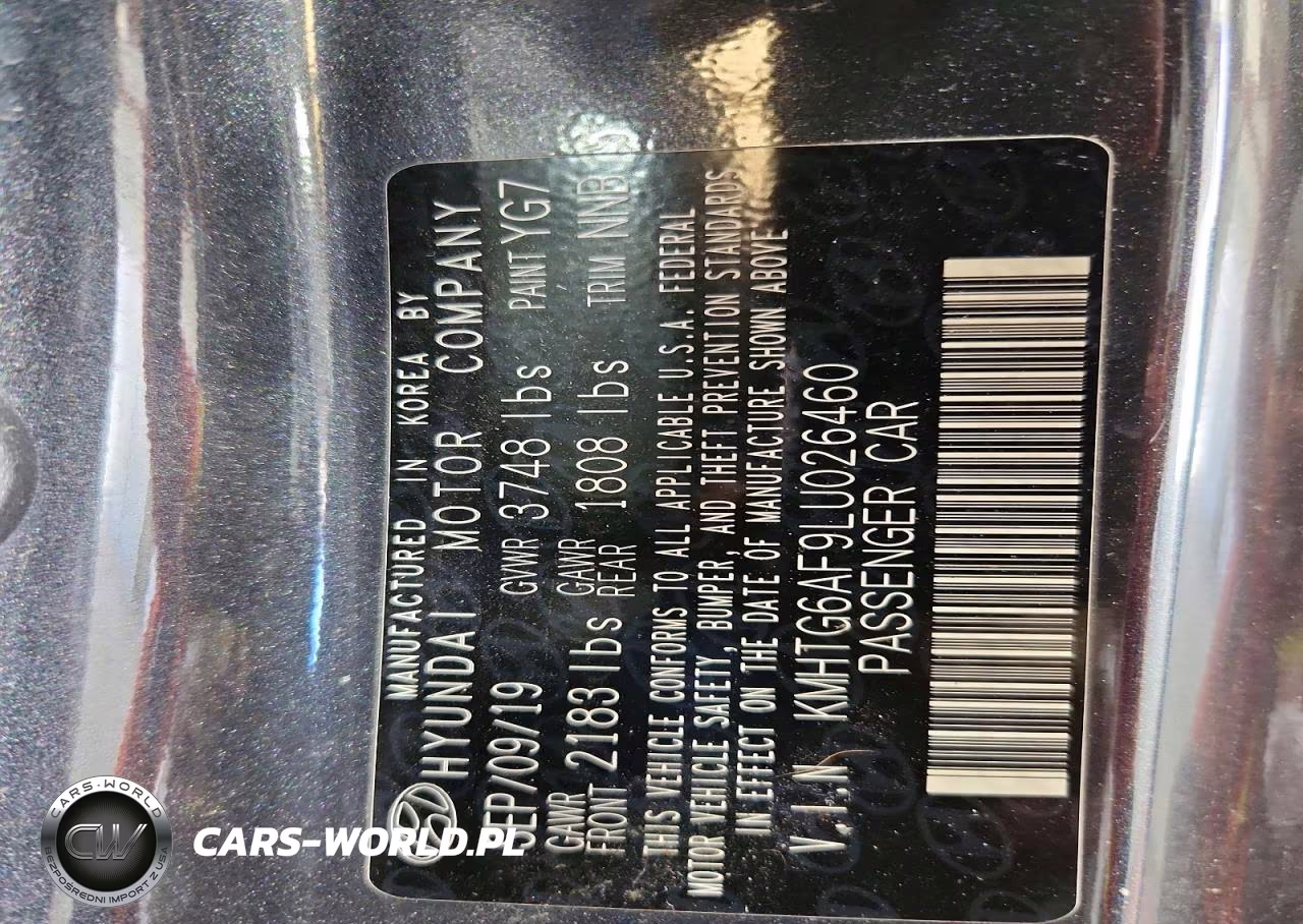 2020 Hyundai Veloster 2.0L VIN:KMHTG6AF9LU026460 - 12