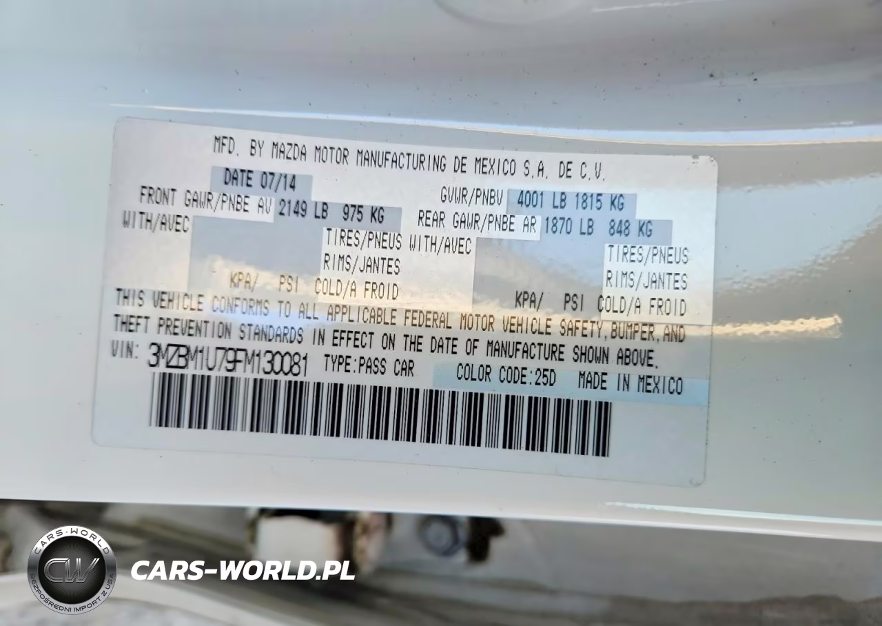 2015 Mazda 3 Sport VIN:3MZBM1U79FM130081 - 12