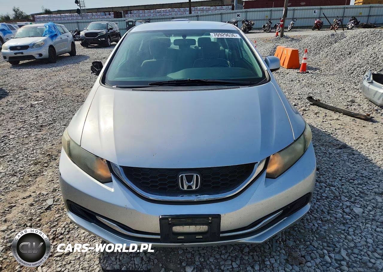 2013 Honda Civic Lx VIN:19XFB2F54DE031848 - 5
