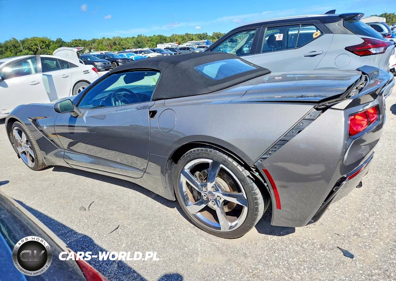 2015 Chevrolet Corvette Stingray Z51 3Lt VIN:1G1YM3D75F5104763 - 2