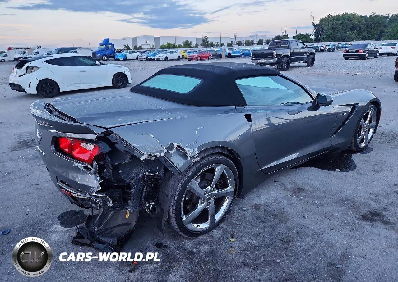 2015 Chevrolet Corvette Stingray Z51 3Lt VIN:1G1YM3D75F5104763 - 3