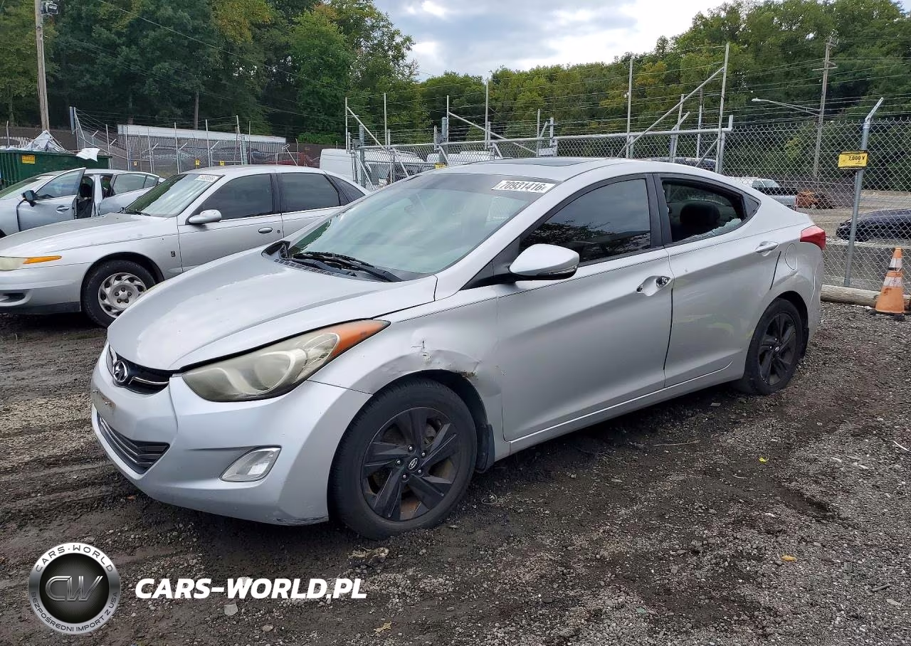 2012 Hyundai Elantra Limited VIN:KMHDH4AE2CU309912 - 1