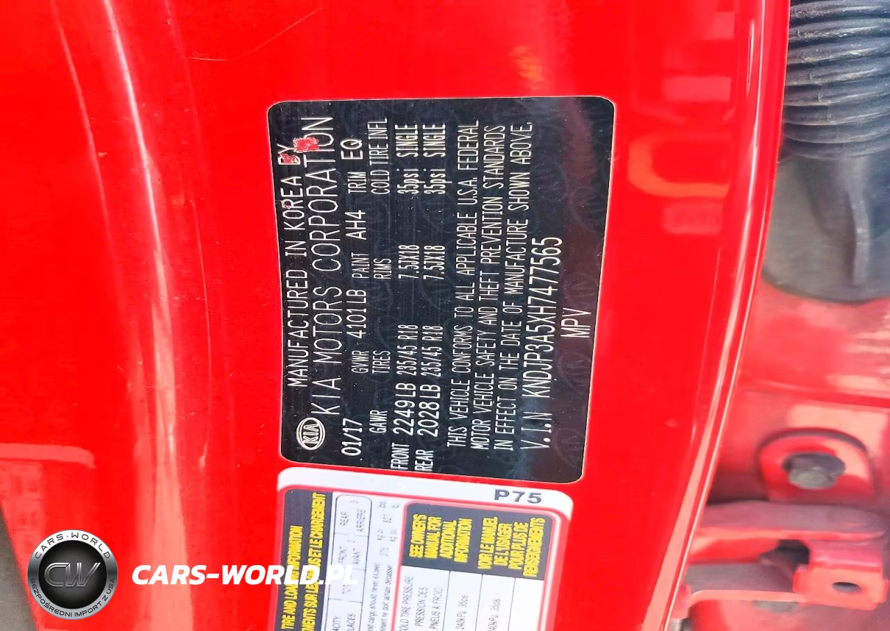 2017 Kia Soul + VIN:KNDJP3A5XH7477565 - 13