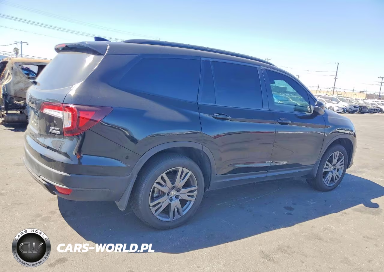 2022 Honda Pilot Sport VIN:5FNYF6H32NB051530 - 3