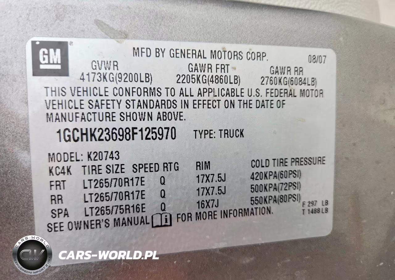 2008 Chevrolet Silverado K2500 Heavy Duty VIN:1GCHK23698F125970 - 12