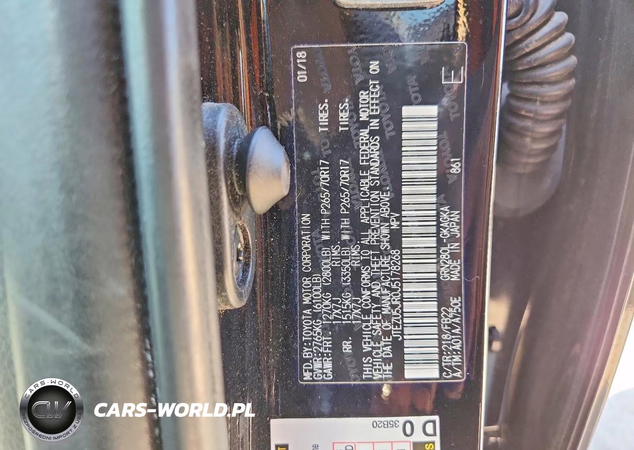2018 Toyota 4Runner Sr5 VIN:JTEZU5JR0J5178268 - 13