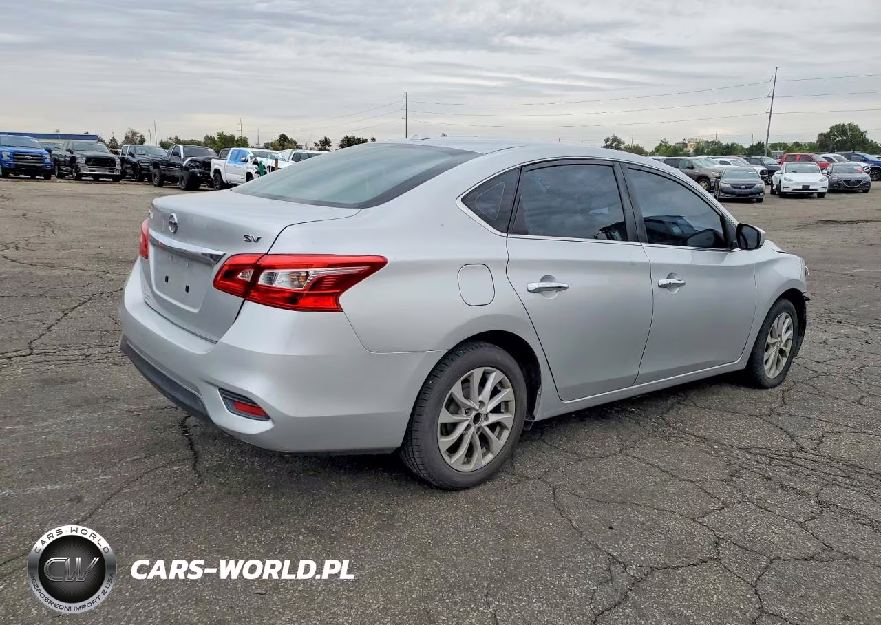 2019 Nissan Sentra Sv VIN:3N1AB7AP2KY327935 - 3