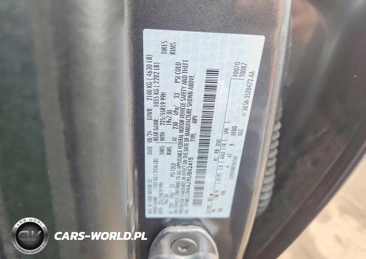 2024 Ford Escape St Line Select VIN:1FMCU9NA2RUB62415 - 12