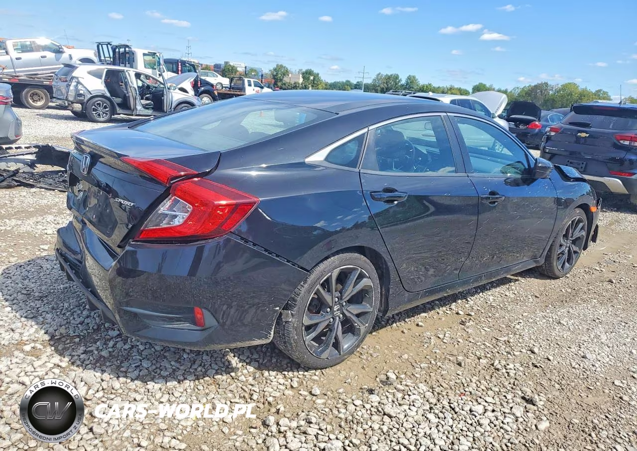 2020 Honda Civic Sport VIN:19XFC2F89LE023492 - 3