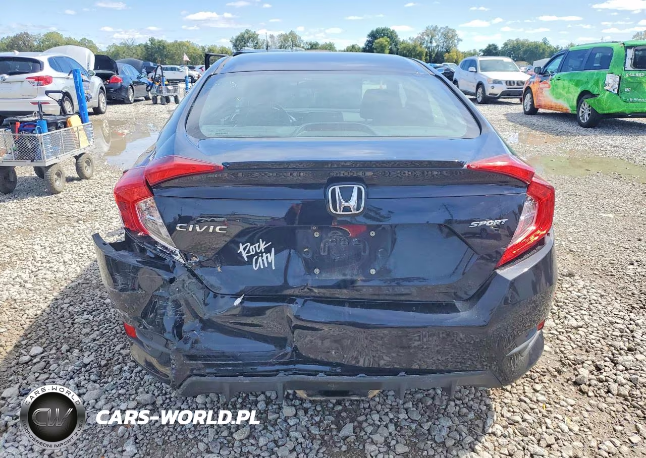 2020 Honda Civic Sport VIN:19XFC2F89LE023492 - 6