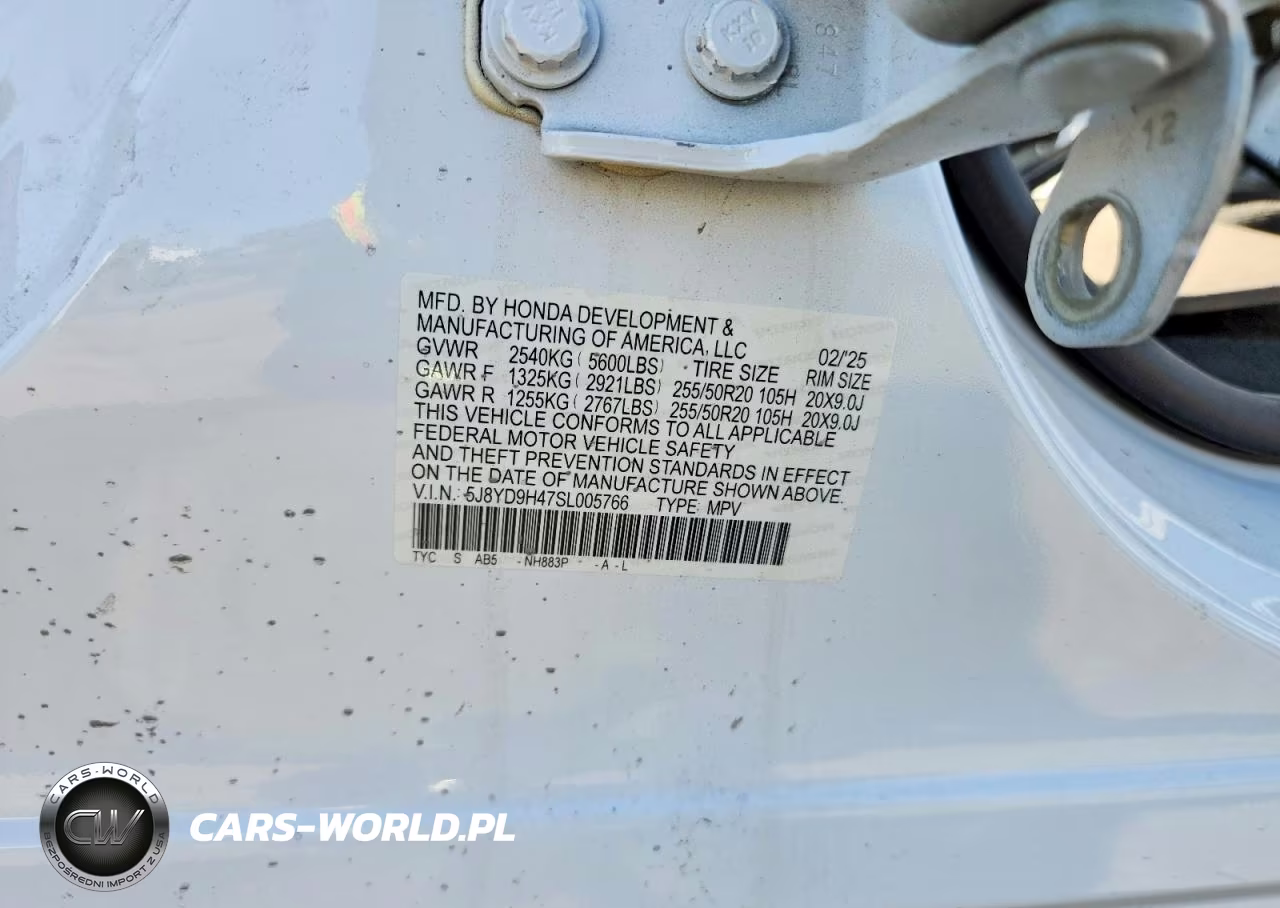 2025 Acura Mdx Technology VIN:5J8YD9H47SL005766 - 13