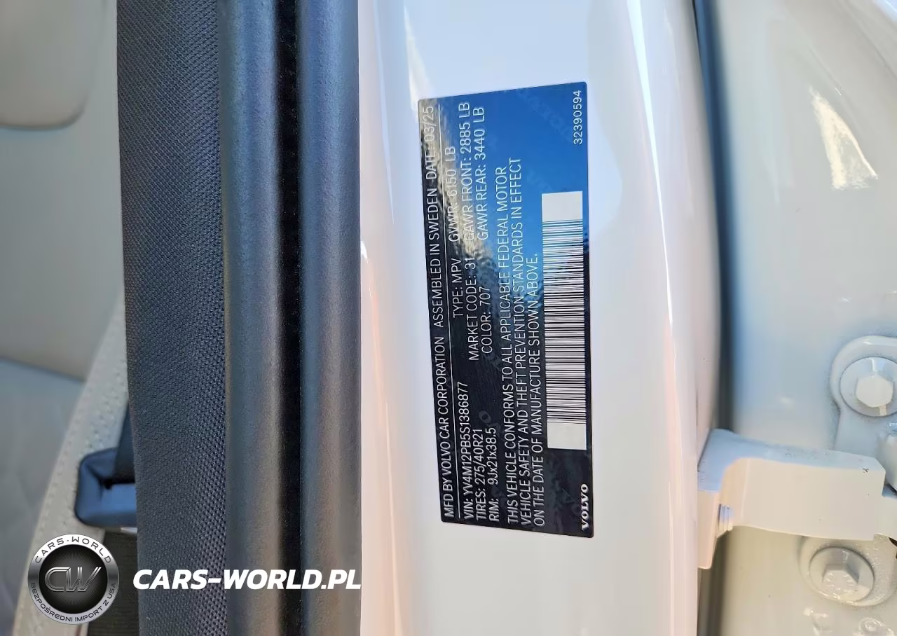 2025 Volvo Xc90 Plus VIN:YV4M12PB5S1386877 - 14