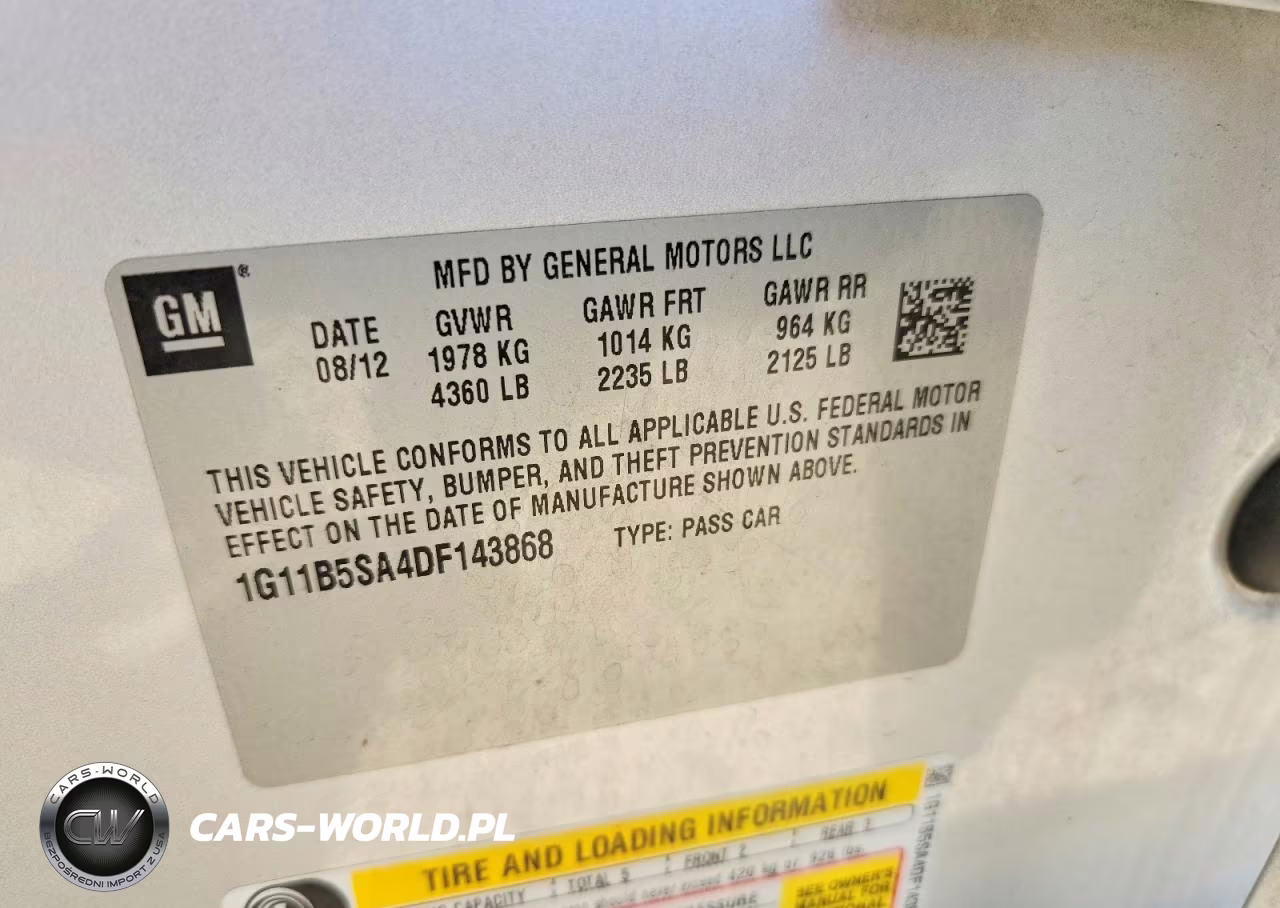 2013 Chevrolet Malibu Ls VIN:1G11B5SA4DF143868 - 12