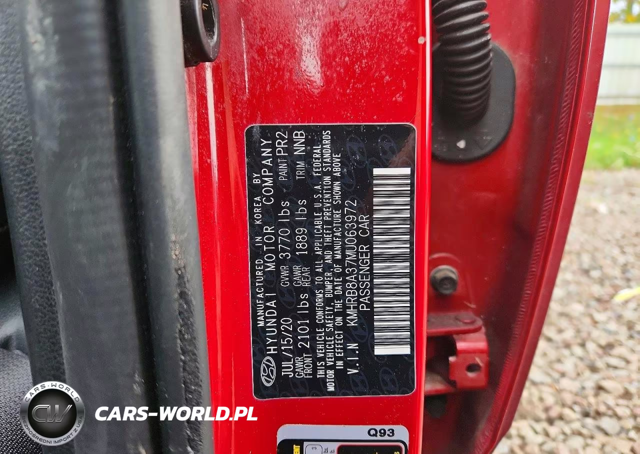 2021 Hyundai Venue Se VIN:KMHRB8A37MU063972 - 14