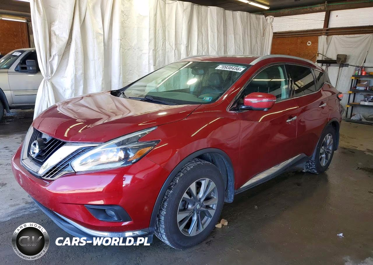2018 Nissan Murano Sl VIN:5N1AZ2MH3JN103550 - 1