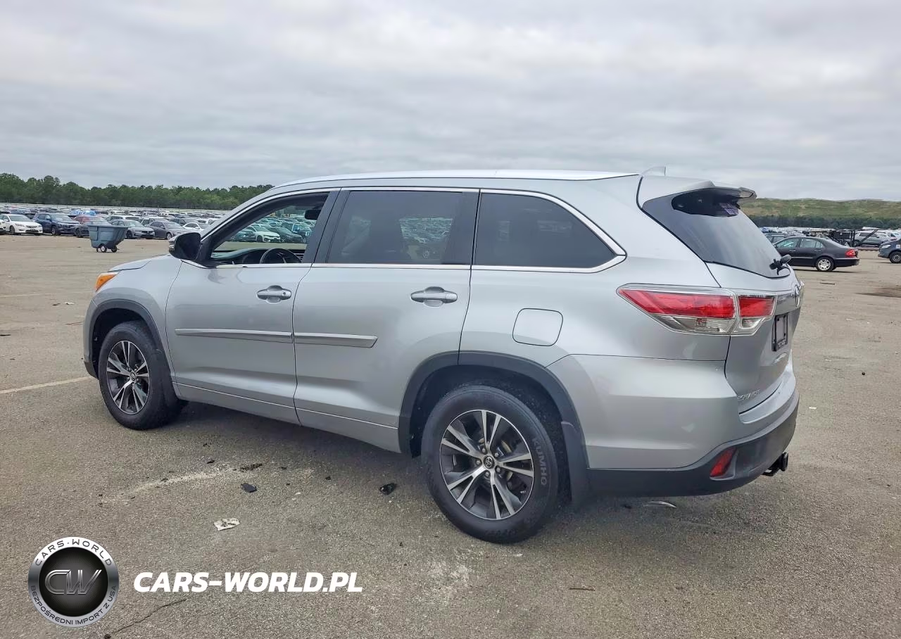 2016 Toyota Highlander Xle VIN:5TDJKRFH2GS324333 - 2