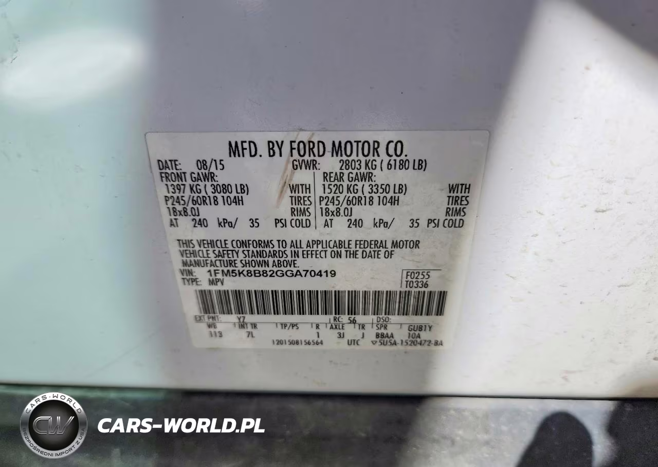 2016 Ford Explorer VIN:1FM5K8B82GGA70419 - 13