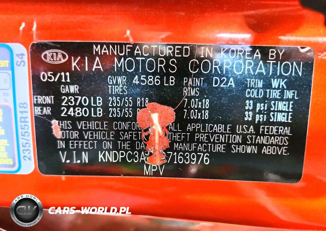 2011 Kia Sportage Sx VIN:KNDPC3A69B7163976 - 13