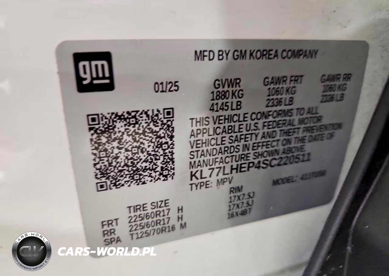 2025 Chevrolet Trax 1Lt VIN:KL77LHEP4SC220511 - 14