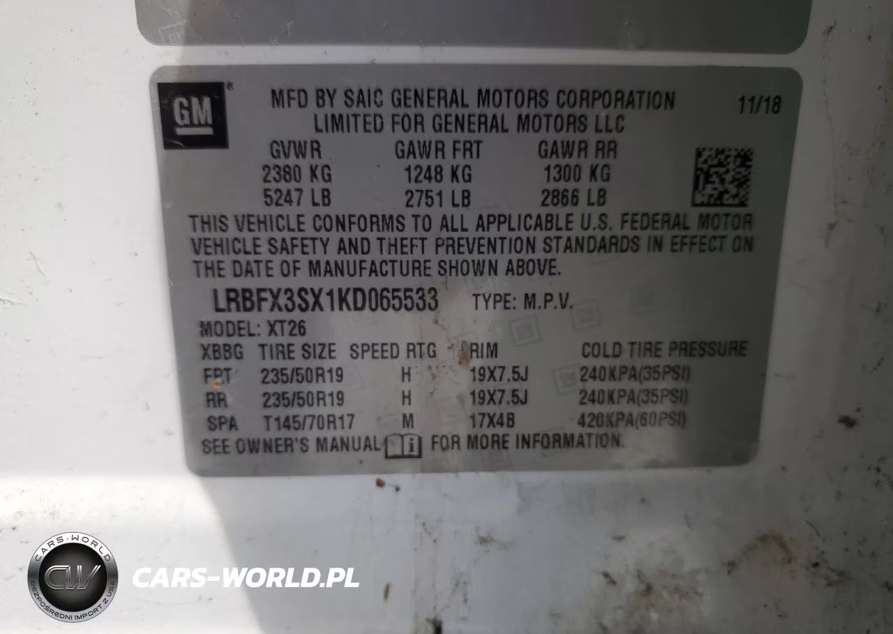 2019 Buick Envision Premium VIN:LRBFX3SX1KD065533 - 13
