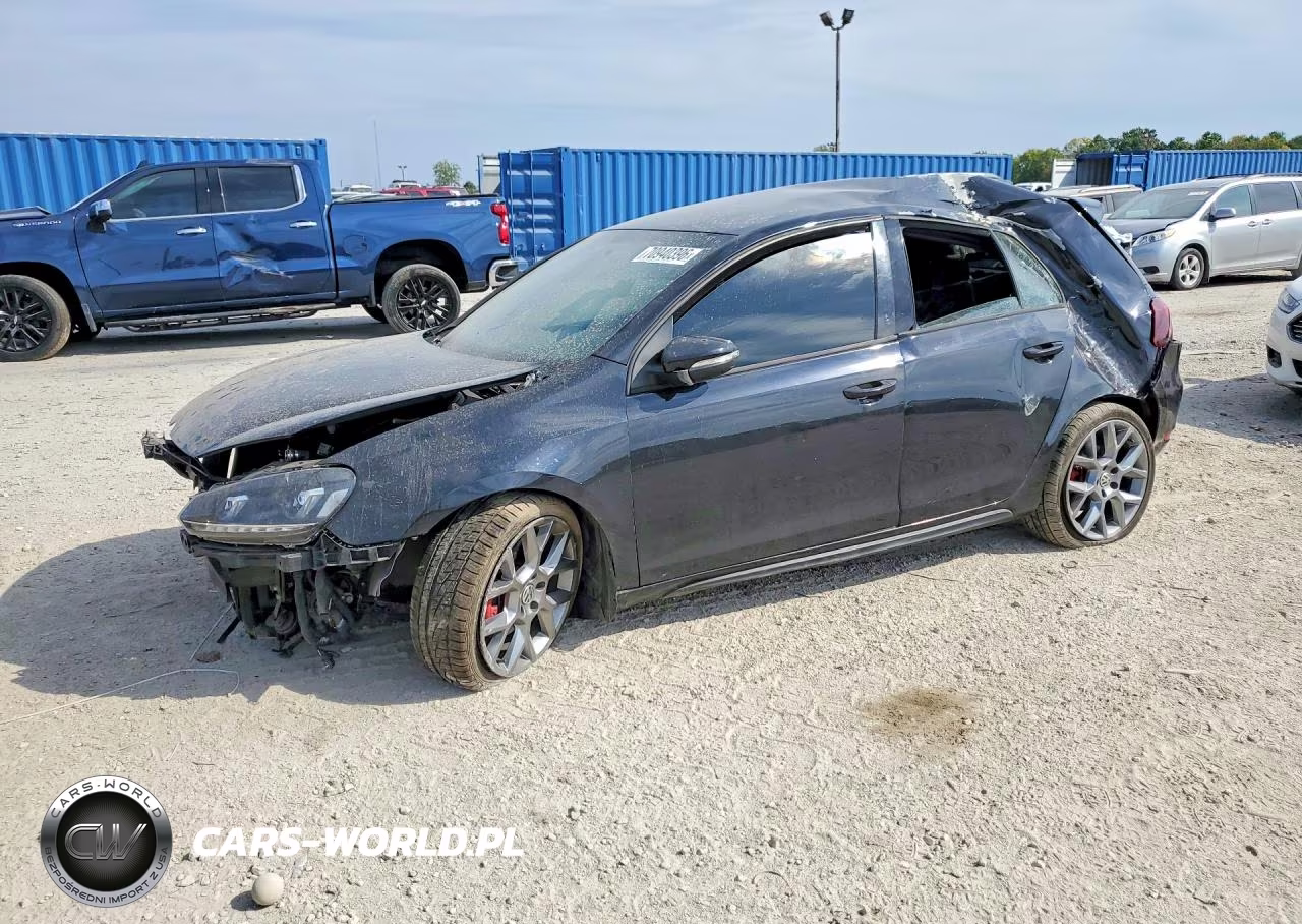 2014 Volkswagen Gti VIN:WVWHD7AJ9EW000493 - 1
